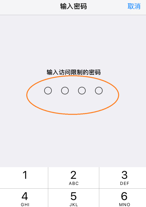 开启iPhone手机访问限制功能的具体操作