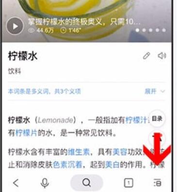 在简单搜索里查看网址的基础操作