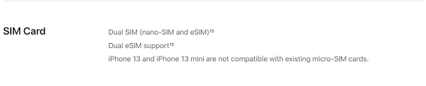 iPhone13mini支不支持双卡双待?iPhone13mini双卡双待介绍