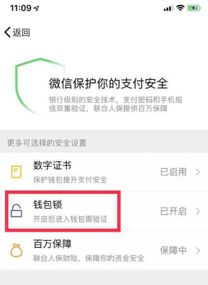微信钱包提高安全性的操作技巧