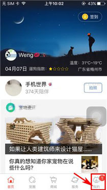 有宠app设置夜间防骚扰模式的操作流程